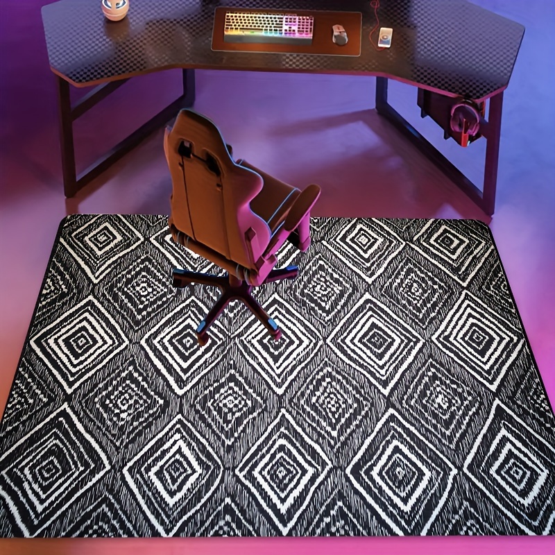 Interior Design Monochrome - Minimalist Monokrom Kontrast Tasarımlı Yer Halısı