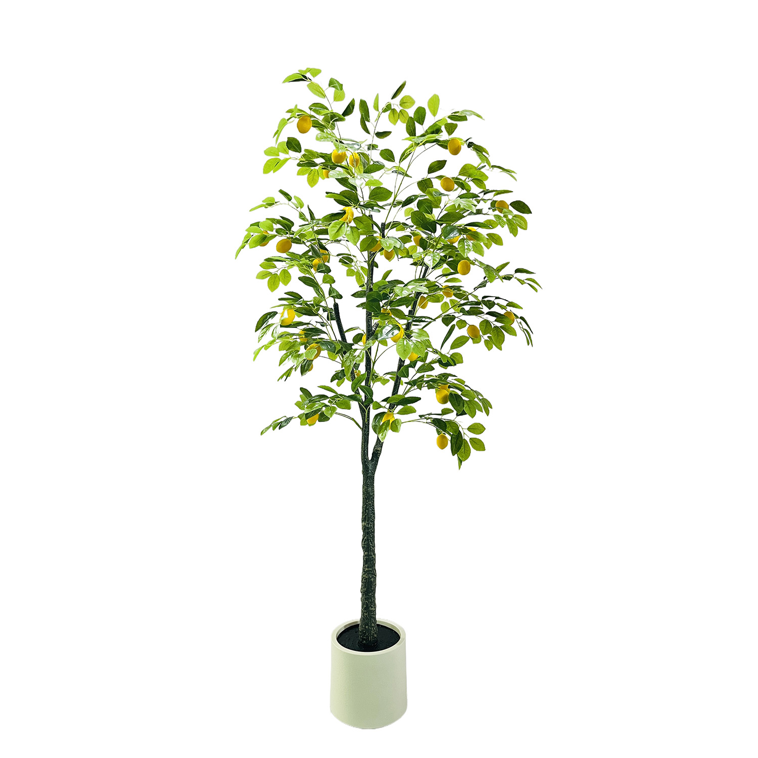 Interior Design Home Decor - Limon Ağacı Yapay Bitki, 180 cm