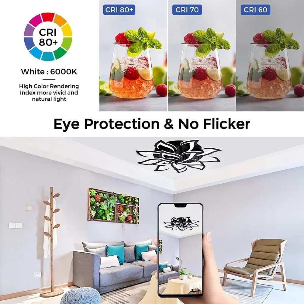Tasarımcı LED Petal avize otur - Interior Design Years incelemesi ve fiyatı