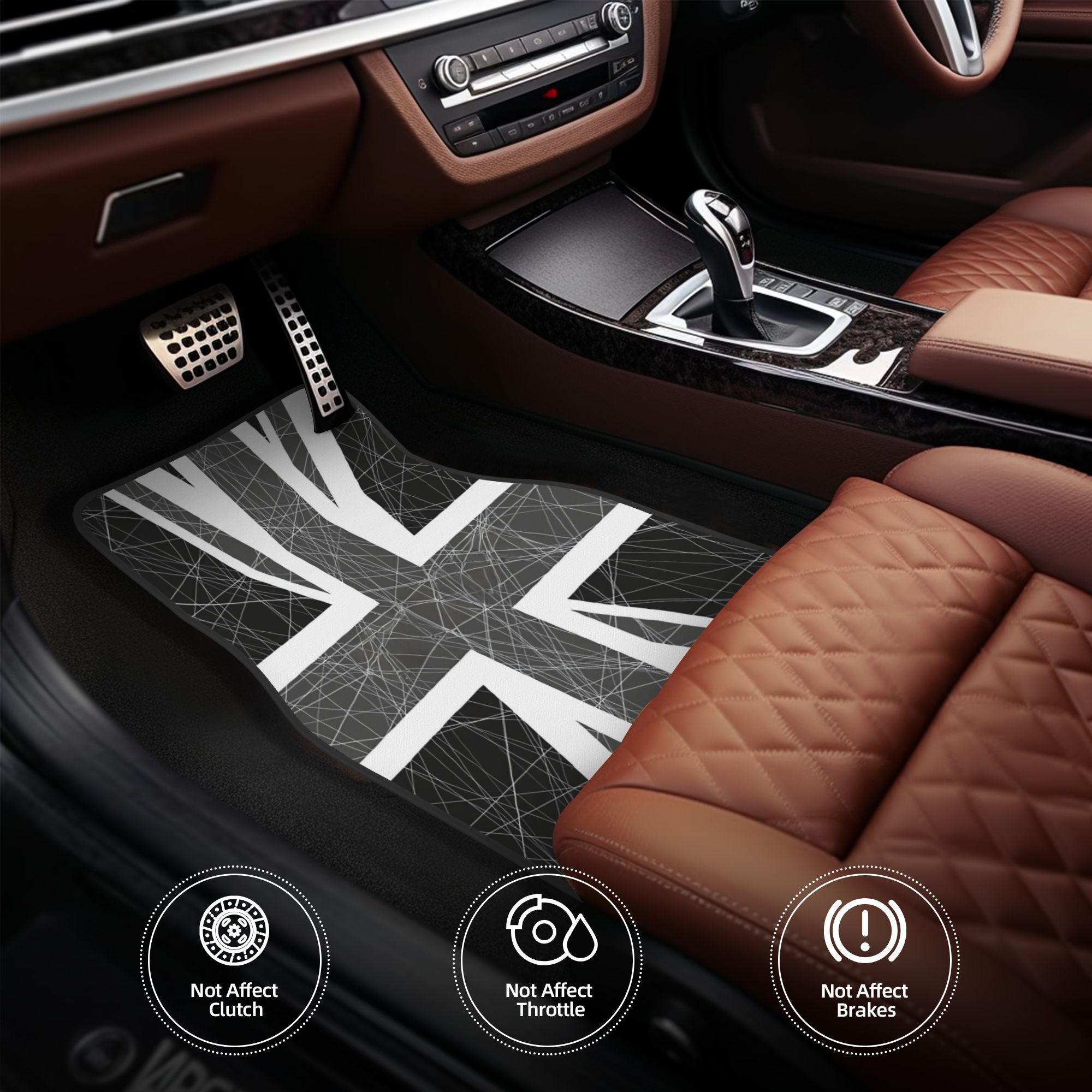 4 adet Tek Renkli Union Jack B - Interior Design Monochrome incelemesi ve fiyatı