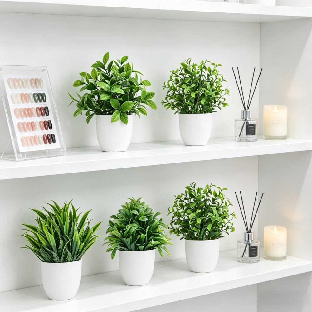 4 adet/takım Mini Yapay Bitkil - Interior Design Office incelemesi ve fiyatı