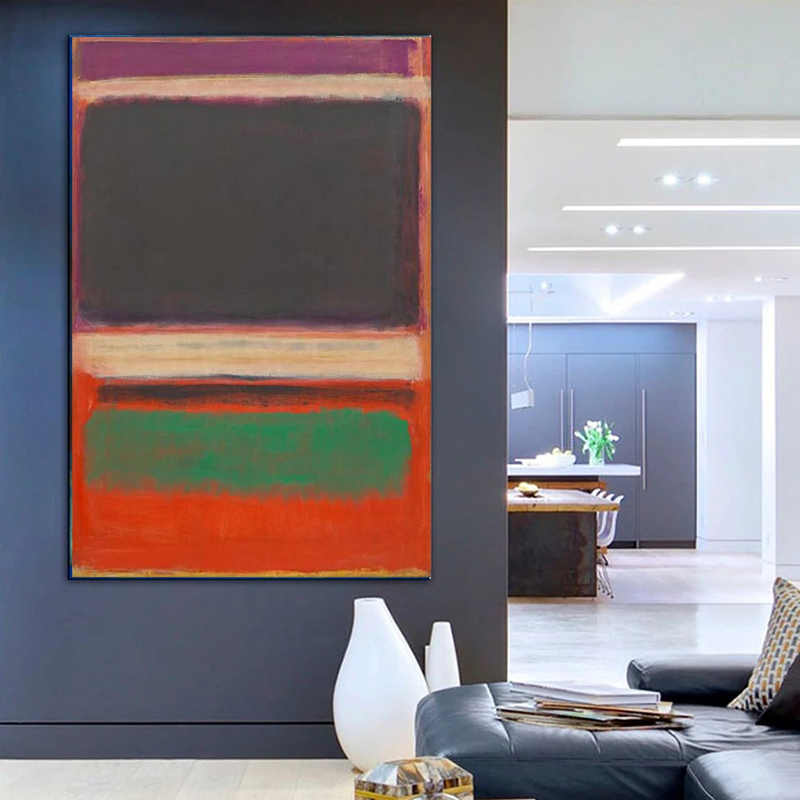 Duvar Dekoru, Mark Rothko Post - Interior Design Minimalist incelemesi ve fiyatı